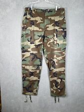Vintage US Army Pants Mens 38x32 Camo Woodland Hot Weather Combat Trousers Cargo picture