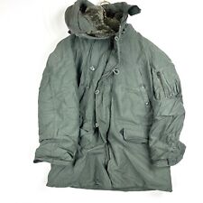 Vintage Us Military Cold Weather Type N-3B Parka Jacket Size Small Green 80s picture