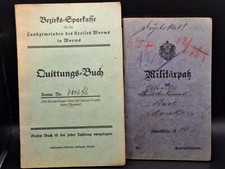 Military Passport Infantry Regiment 15 Imperial German Army Many Battles EK
