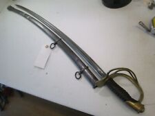 US CIVIL WAR CAVALRY SWORD WITH SCABBARD DATED 1862 MAKER AMES #B75 picture