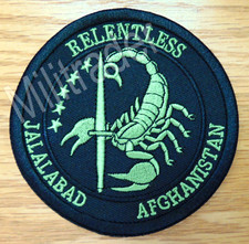 CIA Special Operations Group SAD Jalalabad Afghanistan Patch (Iron-on) BLK