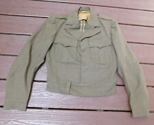 ORIGINAL WWII U.S. ARMY TAILOR MADE ENLISTED IKE JACKET SIZE 37L picture