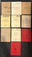 LOT oF 10 VINTAGE U.S. ARMY TECHNICAL AND FIELD MANUALS AND BOOK/BOOKLETS C