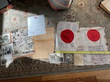 ORIGINAL WWII USMC 2ND DIVISION VETERAN ID’D LOT W/ SAIPAN SOUVENIRS