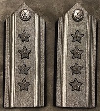 US Air Force USAF Male General Gen Mess Dress Shoulder Boards Bullion Pair