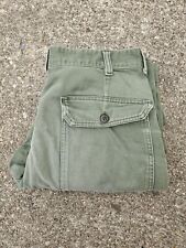 Vintage Military Vietnam OG 107 Trousers Size 32 X 28.5 Distressed picture