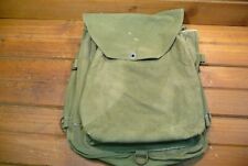 Vintage Army Military Ammunition Bag M-2 Backpack Green Canvas w Straps picture
