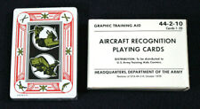 Sealed Vintage 1979 US Army Aircraft Recognition Playing Cards Deck 44-2-6 picture