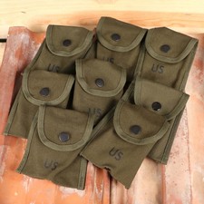8 Pack Vietnam War US M1956 Compass Pouch Green Canvas Reproduction