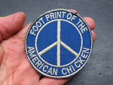 Original Vietnam Worn Foot Print of The American Chicken Patch picture