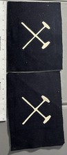 Adapted 1899 and Worn Thru 1902 PAIR INFANTRY/MECHANIC/ PIONEER CHEVRONS.