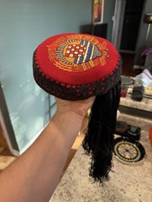 Vintage Socialist Republic Of Croatia Embroidered Military Folk Lika Cap Hat
