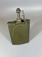 Vintage US Military Gun Rifle Gunner Oiler Oil Flask Can w/Cap & Chain picture