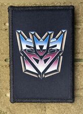Transformers Decepticon Morale Patch / Military Badge ARMY Tactical Hook  40 picture