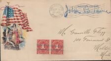 Spanish American War Cover 1898 New Bedford MA 'Soldiers Letter' Postage Due picture