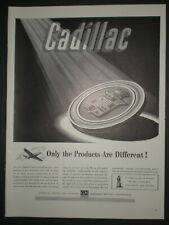 1942 WWII vintage CADILLAC EMBLEM Trade print ad picture