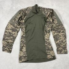 Massif US Army Combat Shirt Mens Small ACU Digital Camo Mock Neck picture