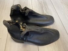 Soviet Russian Officer Combat Boots NAVY Army Leather 41 USSR picture