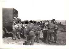 1950 British Army Cadets Getting In Truck Barrow Camp Photo 3.5x 2.5 Inches