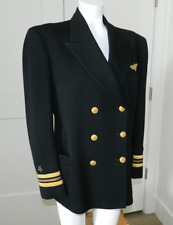 Vintage Ed White & Sons Navy Military Dbl Breast Jacket World War II 1944 picture