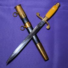 Early USSR Soviet Army Parade Dagger 1947 ZiK w/ Scabbard picture