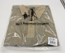 J PETERMAN Army Swedish Military Field Rugby Long Sleeve Shirt Sz Lg (No. J8189) picture