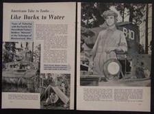 U.S. WWII Light Tank M2 *The Life of a Tank Commander* 1942 vintage pictorial