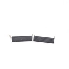 2 East German GDR NVA Military Army Metal GREY Uniform Rank Bars Pins insignia