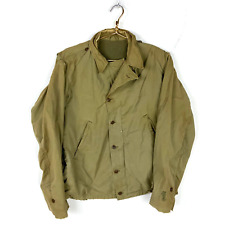 Vintage Us Military Button Up Jacket Size Medium Green 40s picture