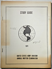 1971 Study Guide United States Army Aviation Annual Written Examination