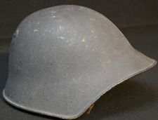WWII Swiss Army Combat M18/40 Steel Helmet WW1 WW2 Original W/ Chinstrap CH picture
