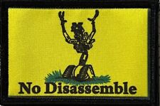No Disassemble Funny Morale Patch Tactical Military Army Badge USA picture