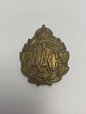 WW1 Queen Mary’s Army Auxiliary Corps Cap Badge picture
