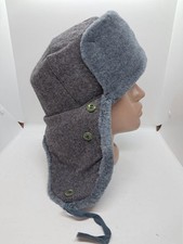 Vintage Ushanka Winter Hat Military Soviet Army USSR Soldier Russian Ukraine