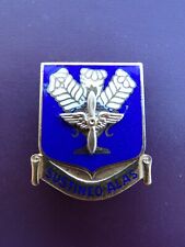 WWII US Army Air Corps Crest Prop Wings Collar Pin Badge DI Variation Insignia picture