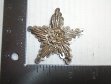 Original Civil War Embroidered Silver Star-1864 Schuyler Hartley Graham Catalog