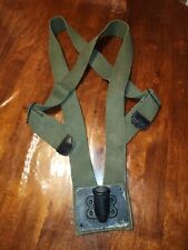 WWII US Army Flag Bearer Canvas Flag Pole Carry Belt or Sling picture