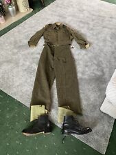 ww2 british army battledress Polish Cassino Boots Trousers And Tunic Renactor picture