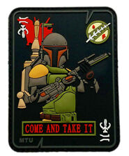Mandalorian Boba Come and Take it Dead Card Patch [3D-PVC-“Velcro Brand” CT2] picture