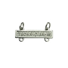 Army Qualification Bar Suspension Bar Technician-M mirror finish Clasp