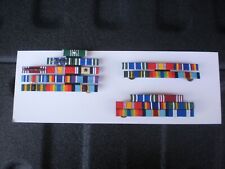 3 Sets of Ribbon Bars with clutch backs on each pin picture