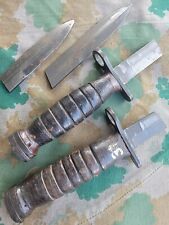 WWII USM4 Bayonet PARTS PAL UTICA Leather Washer Grips Cut Blade  picture