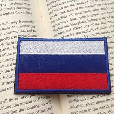 NEW Russia Country Flag Russian FLAG EMBROIDERED HOOK PATCH RU BADGE picture