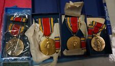 USA WWII Campaign Service & Victory Medal in Orig Blue Box (Loc = F3) picture
