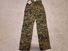 USMC FROG Combat Trousers Woodland MARPAT Small Regular New With Tags picture
