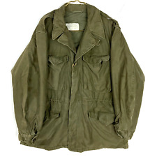 Vintage Us Military M-1943 Jacket Insulated Small Green picture