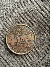 Petersens 4 Wheel Off Road 1st Edition Medal Challenge Brass Collectors Coin