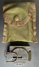 Vietnam US Army compass set Nylon Pouch 1971 Date RA MILLER ELEC. CORP. picture