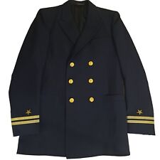 Vintage Navy Dress Uniform Jacket Patriot Weintraub Bros Co Black 37 Extra Long* picture