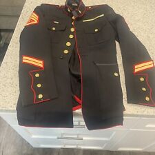 USMC U.S. Marine Corps Dress Blues Jacket, Enlisted Size 40L picture